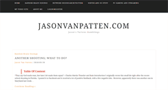 Desktop Screenshot of jasonvanpatten.com